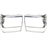 Headlight Door Set For 1989-92 Ford Ranger 91-94 Explorer Left and Right Chrome