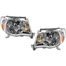 Load image into Gallery viewer, 2005-2011 Toyota Tacoma Headlights - Halogen, Left &amp; Right, w/ Bulbs (8111004163)