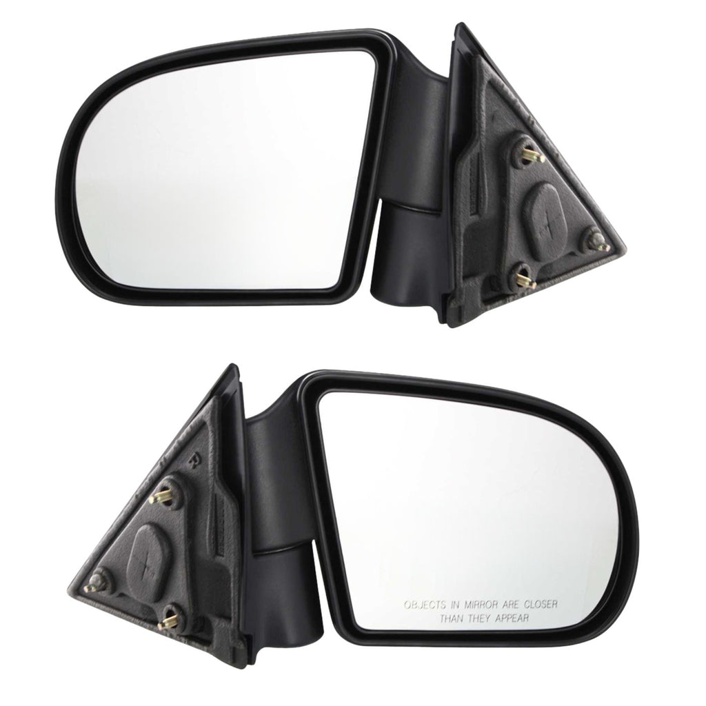 1999-2005 Chevrolet Blazer & S10 Mirror Set - Driver & Passenger Side, Textured Black