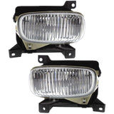 Set of 2 Clear Lens Fog Light For 2000-06 Toyota Tundra LH & RH CAPA w/ Bulbs