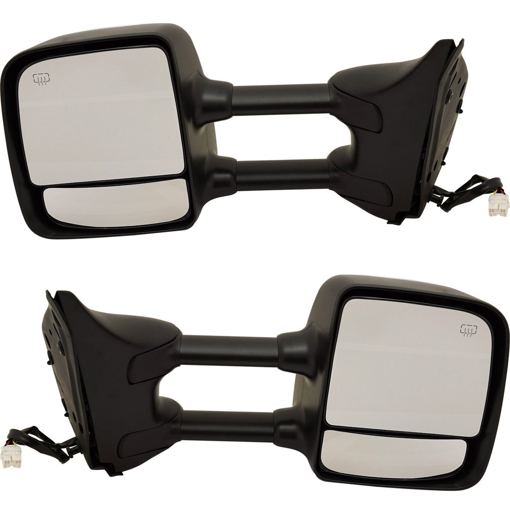 Kool Vue 2004-2005 Nissan TITAN Power Mirrors - Left & Right, Chrome, Heated (96301ZR10E)