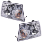 LH RH Headlights For Ford Ranger 2001-2011 Halogen w/ Bulb/s w/ Turn Signal Bulb