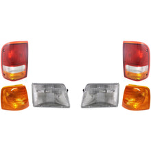 Load image into Gallery viewer, 1993-1997 Ford Ranger Headlights - Left &amp; Right (F37Z13008A)