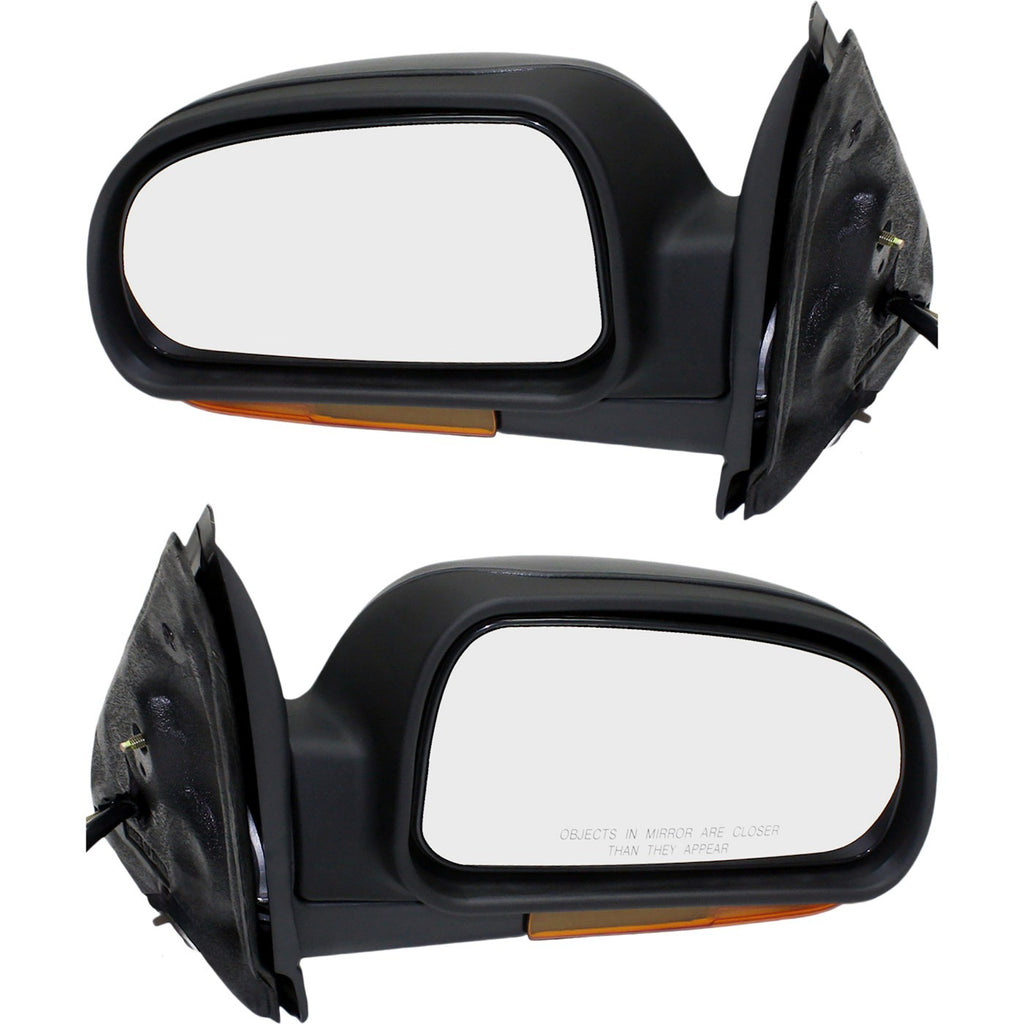Kool Vue 2002-2003 Chevrolet & GMC Mirrors - Heated, Manual Folding