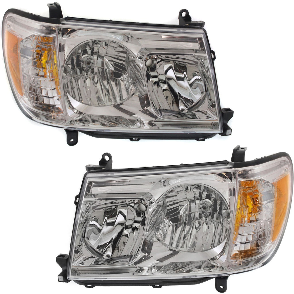 2005-2007 Toyota Land Cruiser Headlights - Left & Right (8117060B11)