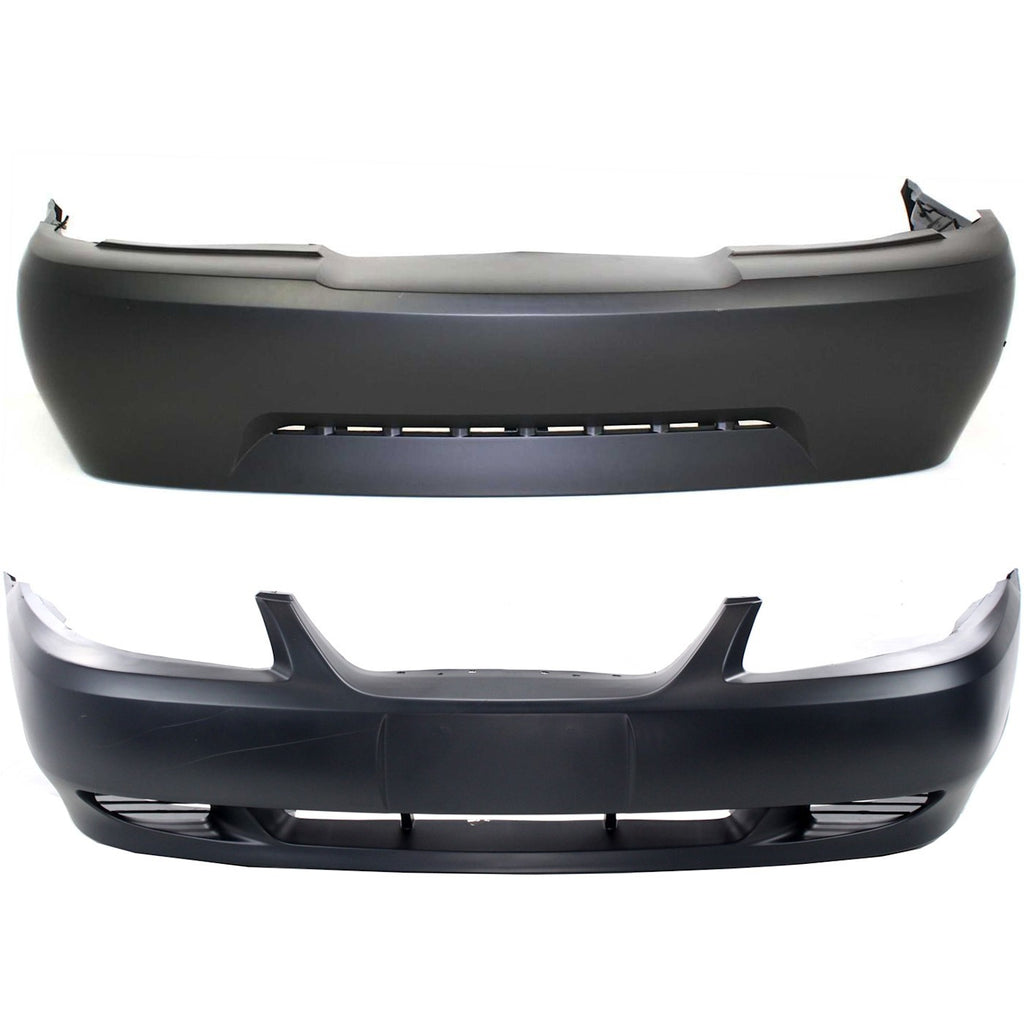 1999-2004 Ford Mustang Bumper Covers - Front & Rear (XR3Z17K835AA)