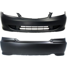 Load image into Gallery viewer, 2004-2005 Honda Civic Bumper Covers - Front &amp; Rear, Coupe (04711S5AA91ZZ)
