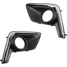 Load image into Gallery viewer, 2016-2017 Subaru Crosstrek Fog Light Trims - Left &amp; Right, Textured Black (57731FJ420)