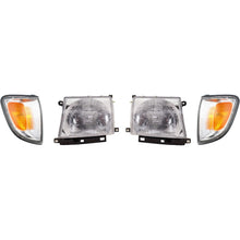 Load image into Gallery viewer, 1997-2000 Toyota Tacoma Headlights - Halogen, Left &amp; Right, RWD (8111004090)