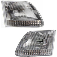 1998-2004 Ford F-150, Expedition & F-250 Driver & Passenger Headlight Pair