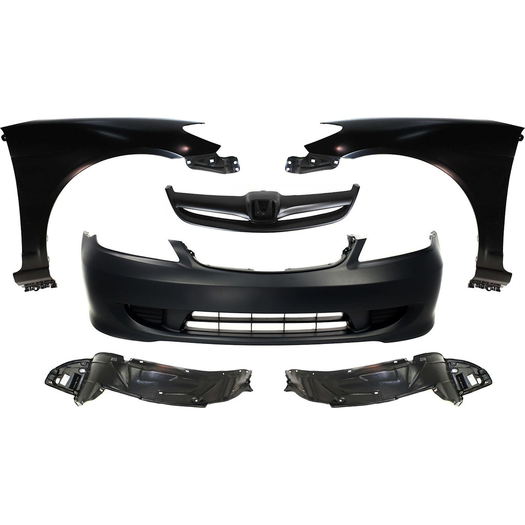 2004-2005 Honda Civic Bumper Cover - Front (04711S5AA91ZZ)