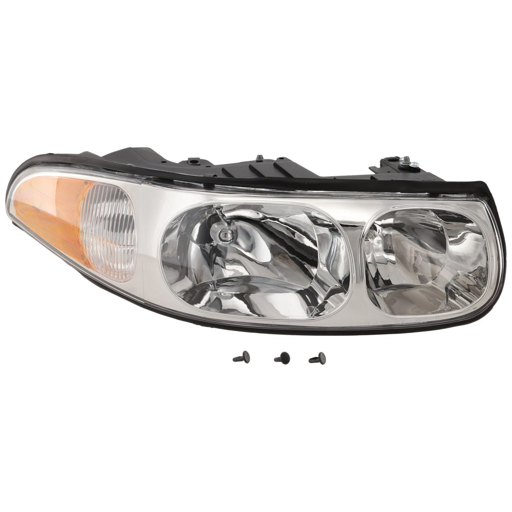 2000-2005 Buick LeSabre Headlight - Halogen, Passenger Side, w/ Bulbs (25769598PFM)
