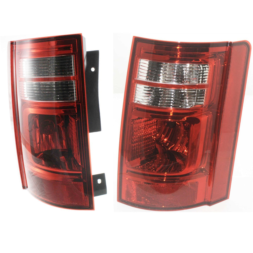 2008-2010 Dodge Grand Caravan Tail Light - Halogen, w/ Bulbs (5113204AB)