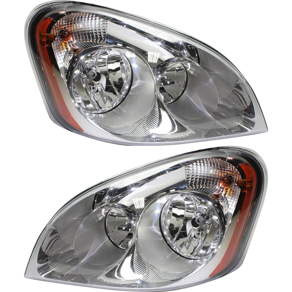 2008-2017 Freightliner Cascadia Headlights - Halogen, Left & Right, w/ Bulbs (A0651907003)