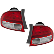Load image into Gallery viewer, 2009-2011 Honda Civic Tail Light Set Driver and Passenger Side Outer Halogen
