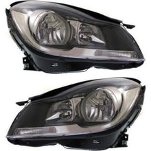 Load image into Gallery viewer, 2012-2015 Mercedes-Benz C250, C350 &amp; C63 AMG Headlights - Left &amp; Right, Black Housing (204820003980)