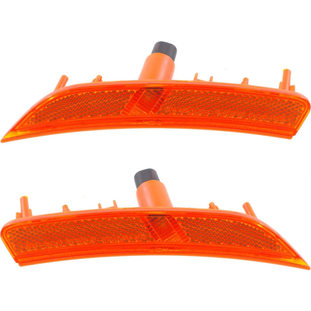 2015-2017 Chrysler 200 Side Marker Lights - Left & Right, w/ Bulbs, CAPA Certified (68206450AA)