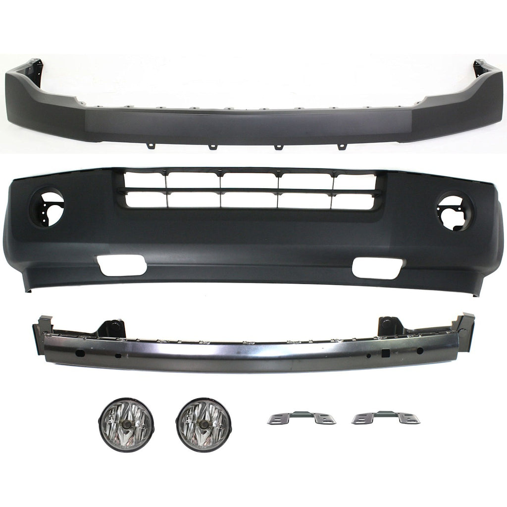 2007-2014 Ford Expedition Bumper Cover - Front, Primed, 7-Piece (7L1Z17D957AA)