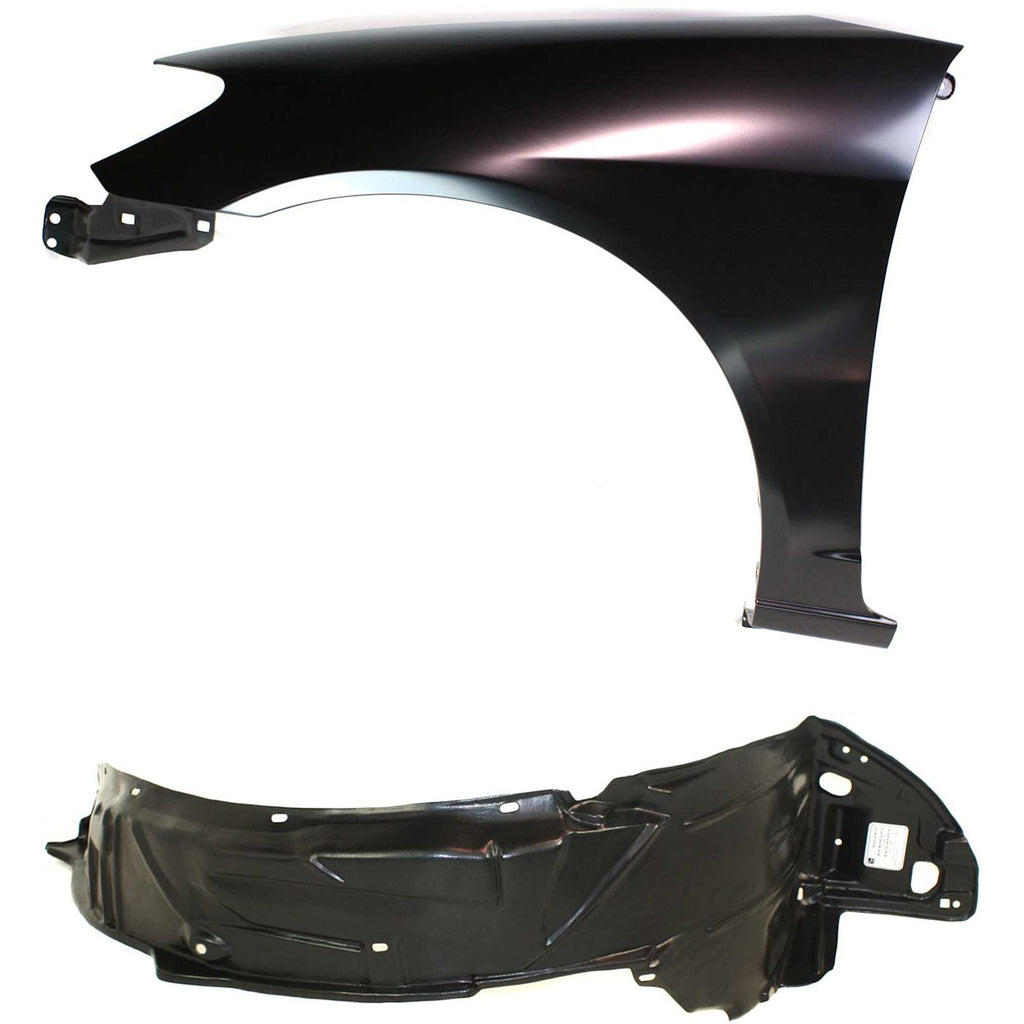 2004-2005 Honda Civic Fenders - Front, Left (60261S5AA80ZZ)