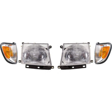 Load image into Gallery viewer, 1998-2000 Toyota Tacoma Headlights - Left &amp; Right, 4WD (8111004090)