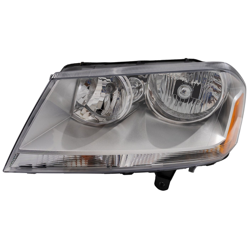 2008-2014 Dodge Avenger Headlight - Left, w/ Bulbs, CAPA Certified (5116343ADPFM)