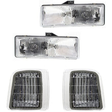Load image into Gallery viewer, 1995-2005 Chevrolet Astro &amp; GMC Safari Headlights - Left &amp; Right, 4-Piece (16524092PFM)