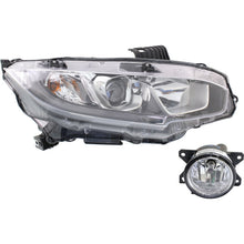 Load image into Gallery viewer, 2016-2020 Honda Civic Headlight - Halogen, Passenger Side (33100TBAA01)