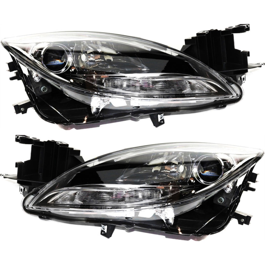 2011-2013 Mazda 6 Headlights - Left & Right, CAPA Certified (GEG1510K0E)