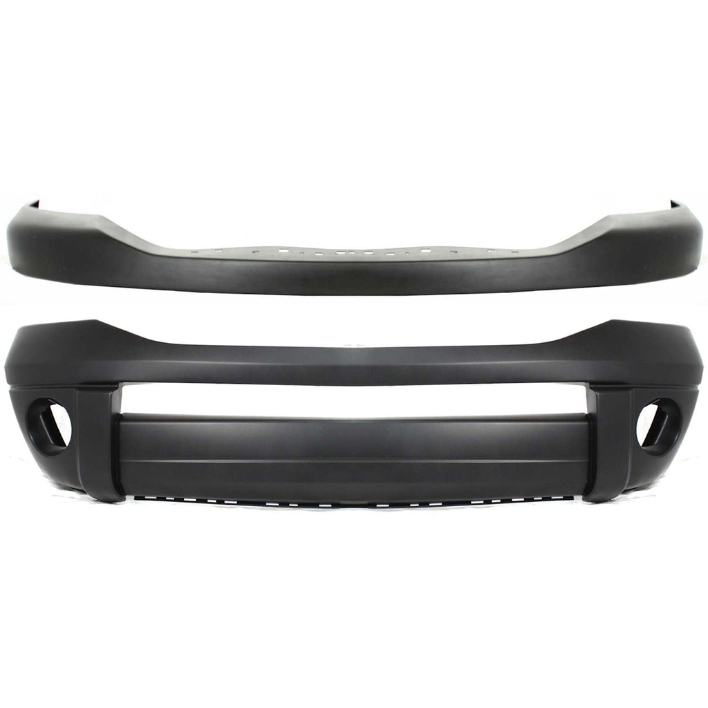 2007-2009 Dodge Ram 1500, Ram 2500 & Ram 3500 Bumper - Front, Upper, Primed (68001349AA)