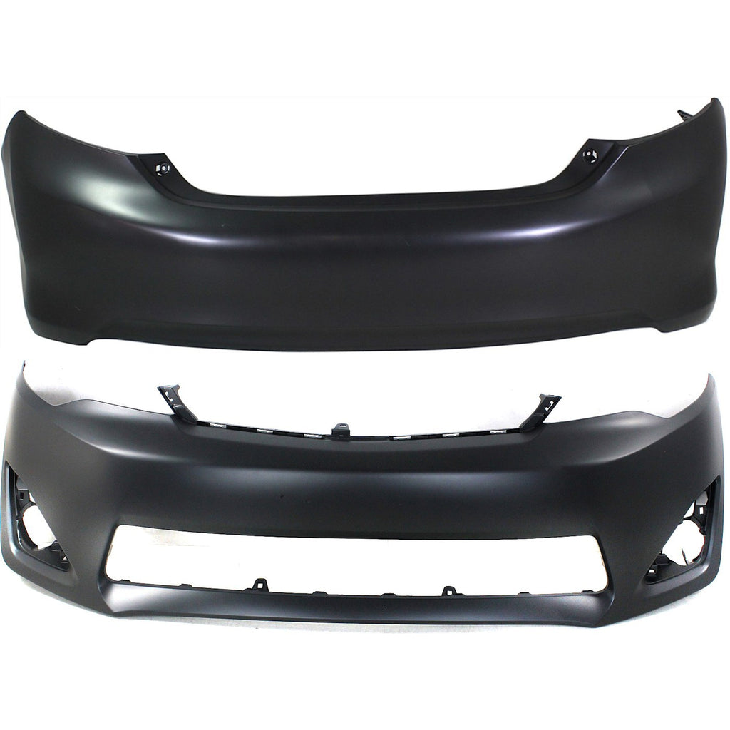 2012-2014 Toyota Camry Bumper Covers - Front & Rear (5211906974)