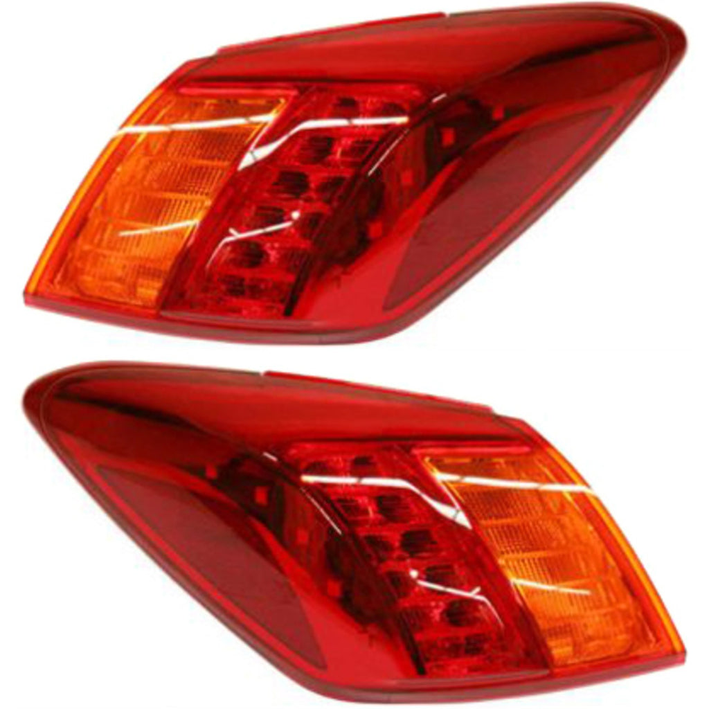 2009-2010 Nissan Murano Tail Lights - Left & Right, w/ Bulbs (265501AA0C)