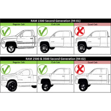 Load image into Gallery viewer, 1994-2002 Dodge Ram 1500, Ram 2500 &amp; Ram 3500 Door Molding - Front, Left (55023573)