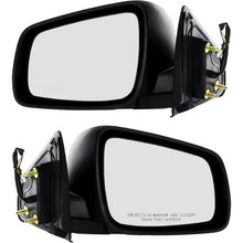 Load image into Gallery viewer, 2008-2014 Mitsubishi Lancer Power Mirrors - Left &amp; Right, Textured Black, Textured, Power