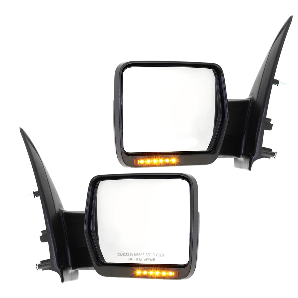 Kool Vue 2009-2010 Ford F-150 Power Mirror - Chrome, Heated, Power Folding (9L3Z17682EB)