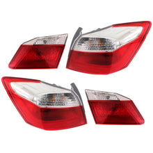 Load image into Gallery viewer, 2013-2015 Honda Accord Tail Lights Left Right Inner Outer Halogen with Bulbs