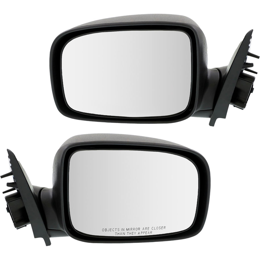 Kool Vue 2005-2012 Chevrolet Colorado & GMC Canyon Mirrors - Textured Black (15246903)