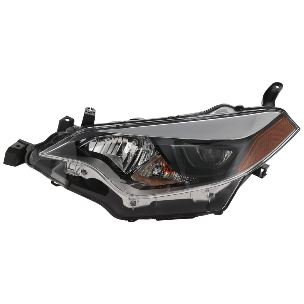 2014-2016 Toyota Corolla Headlight - LED, Left, Black Housing (8115002E60)