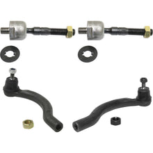 Load image into Gallery viewer, 2003-2007 Honda Accord Tie Rod End - Front, Inner &amp; Outer, 4-Piece (53010SDBA01)