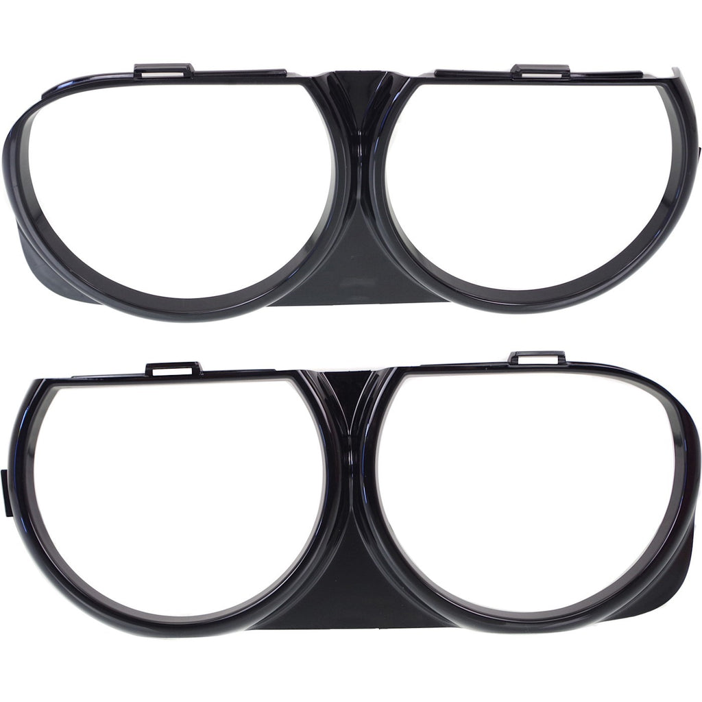 2015-2023 Dodge Challenger Headlight Bezel Set of 2 - Driver & Passenger Side