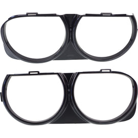 2015-2023 Dodge Challenger Headlight Bezel Set of 2 - Driver & Passenger Side