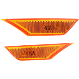 2016-2021 Honda Civic Front Side Marker Lamp Set Left and Right with Bulb