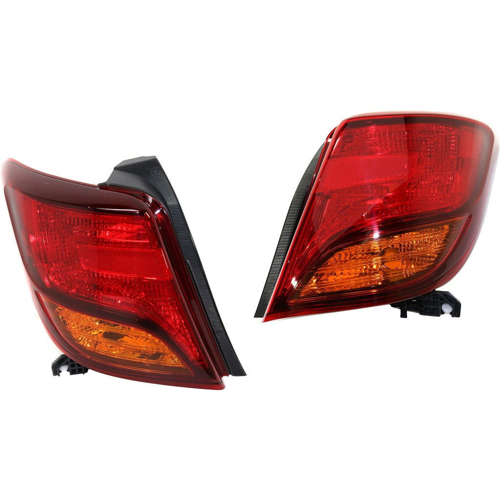 2015-2017 Toyota Yaris Tail Lights - Driver & Passenger Side, CAPA Certified (815510D620)