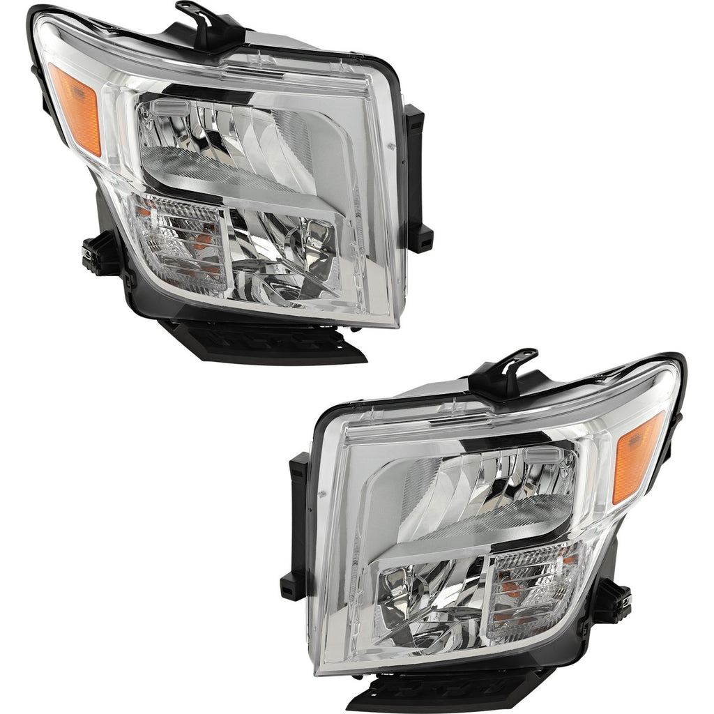2017-2021 Nissan TITAN & TITAN XD Headlights - Driver & Passenger Side (26060EZ21A)