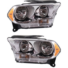 Load image into Gallery viewer, 2011-2013 Dodge Durango Headlights - Halogen, Driver &amp; Passenger Side, CAPA Certified (55079366AC)
