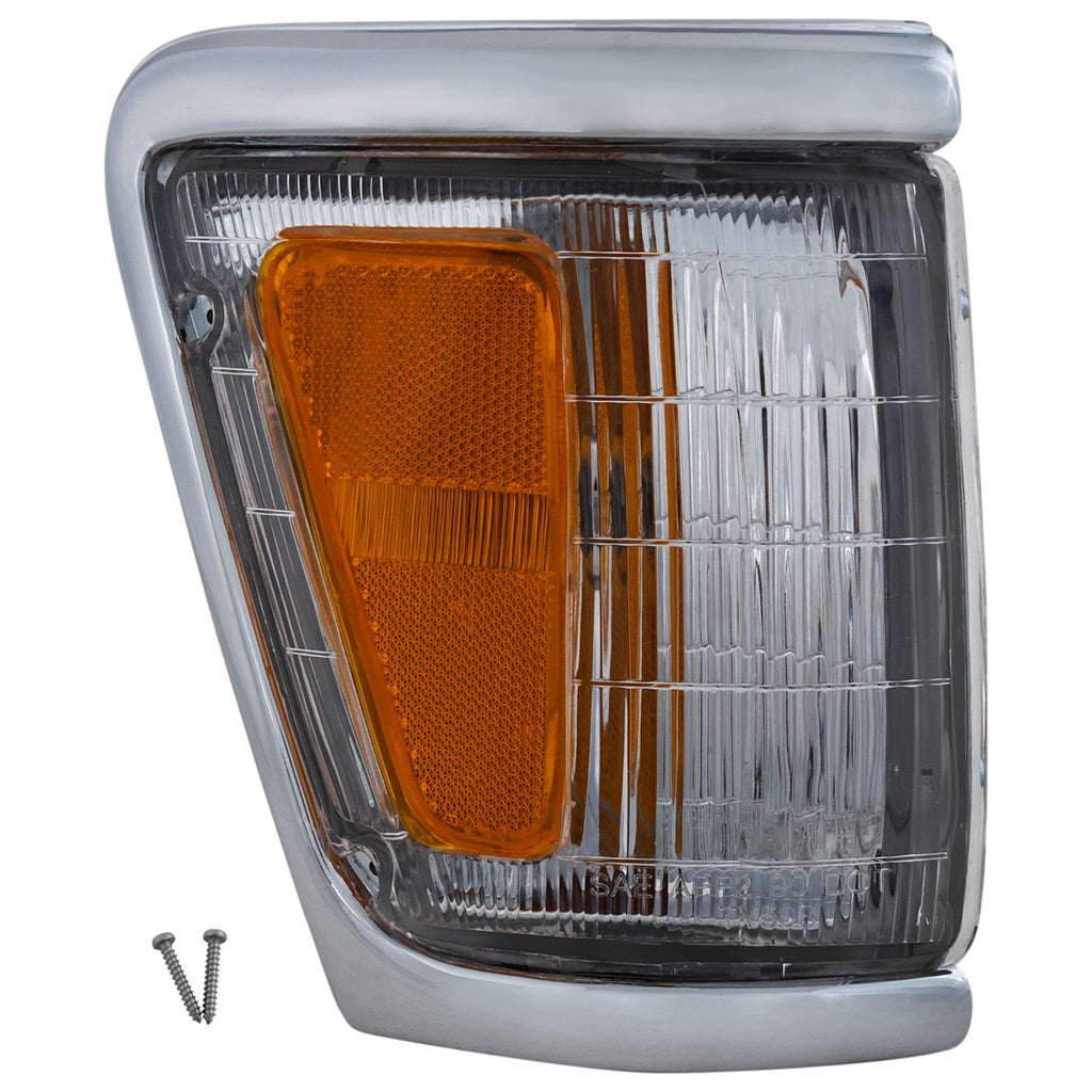 1992-1995 Toyota Pickup Parking Light - Right, Chrome (8161035120)