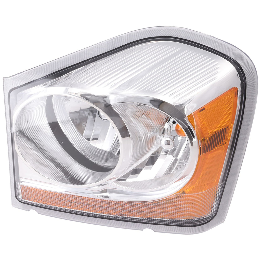 2004-2005 Dodge Durango Headlight - Left, Chrome, w/ Bulbs (55077721AD)