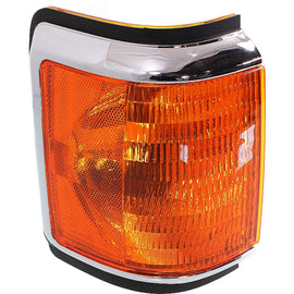 1989-1991 Ford Side Marker Light - Passenger Side, Chrome (E9TZ13200E)