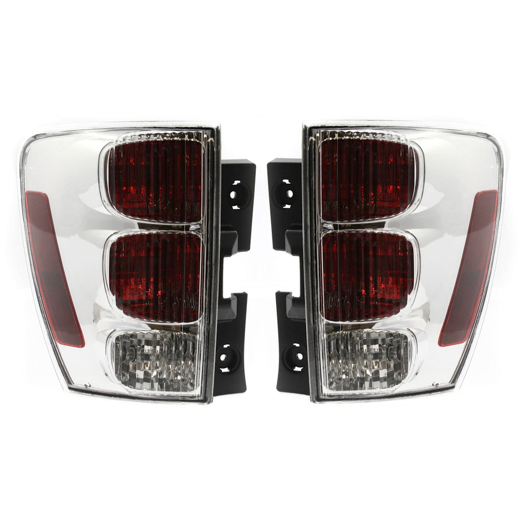2005-2009 Chevrolet Equinox Tail Lights - Driver & Passenger Side, w/ Bulbs (5490027)