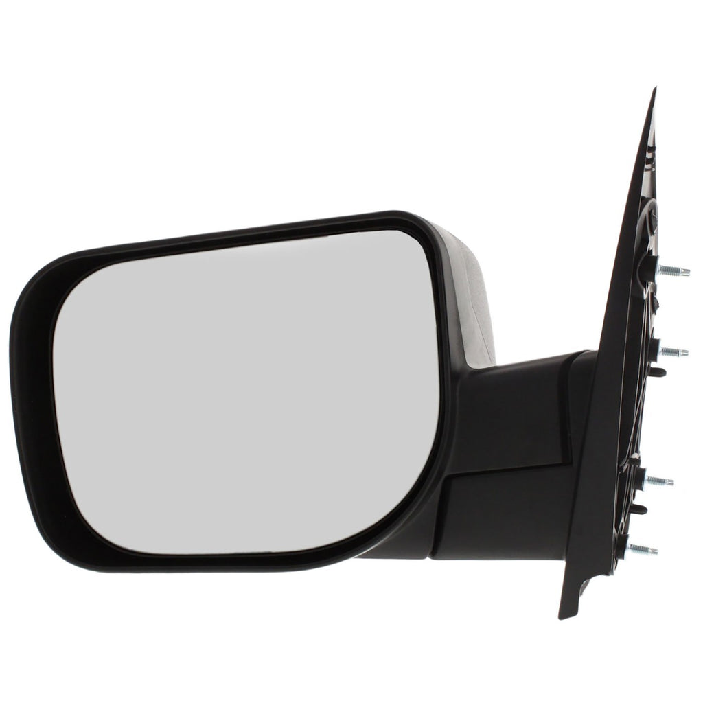 Kool Vue 2004-2015 Nissan TITAN Manual Mirror - Left, Textured Black, Manual Folding (96302ZH00A)