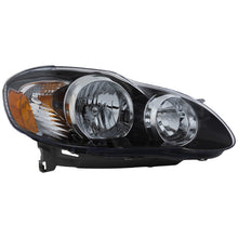 Load image into Gallery viewer, 2005-2008 Toyota Corolla Headlight - Right, Black Housing, w/ Bulbs (8111002370)